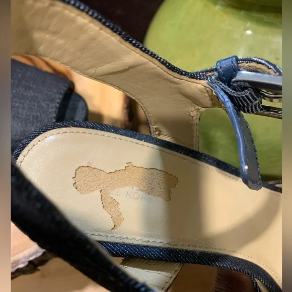 Michael Kors Denim Heels - Picture 8 of 9